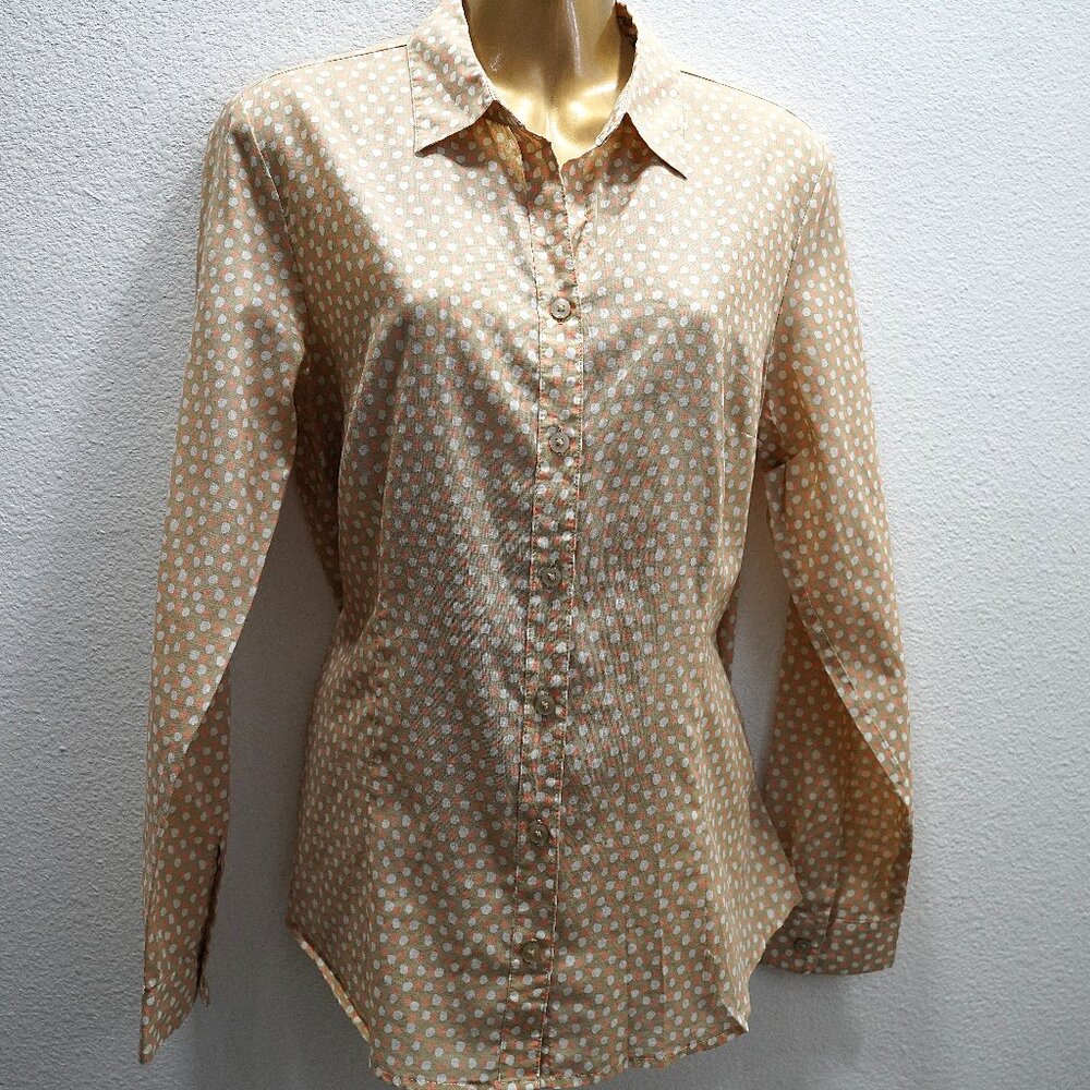 Coldwater Creek polka dot blouse size M
